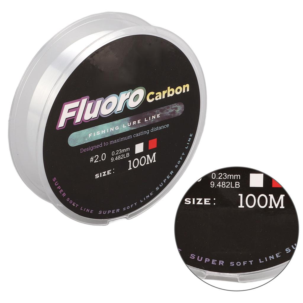 100M Super Strong Nylon Fishing Lure Line Carp Wear Resistant Braided Fishing Main Line#2.0