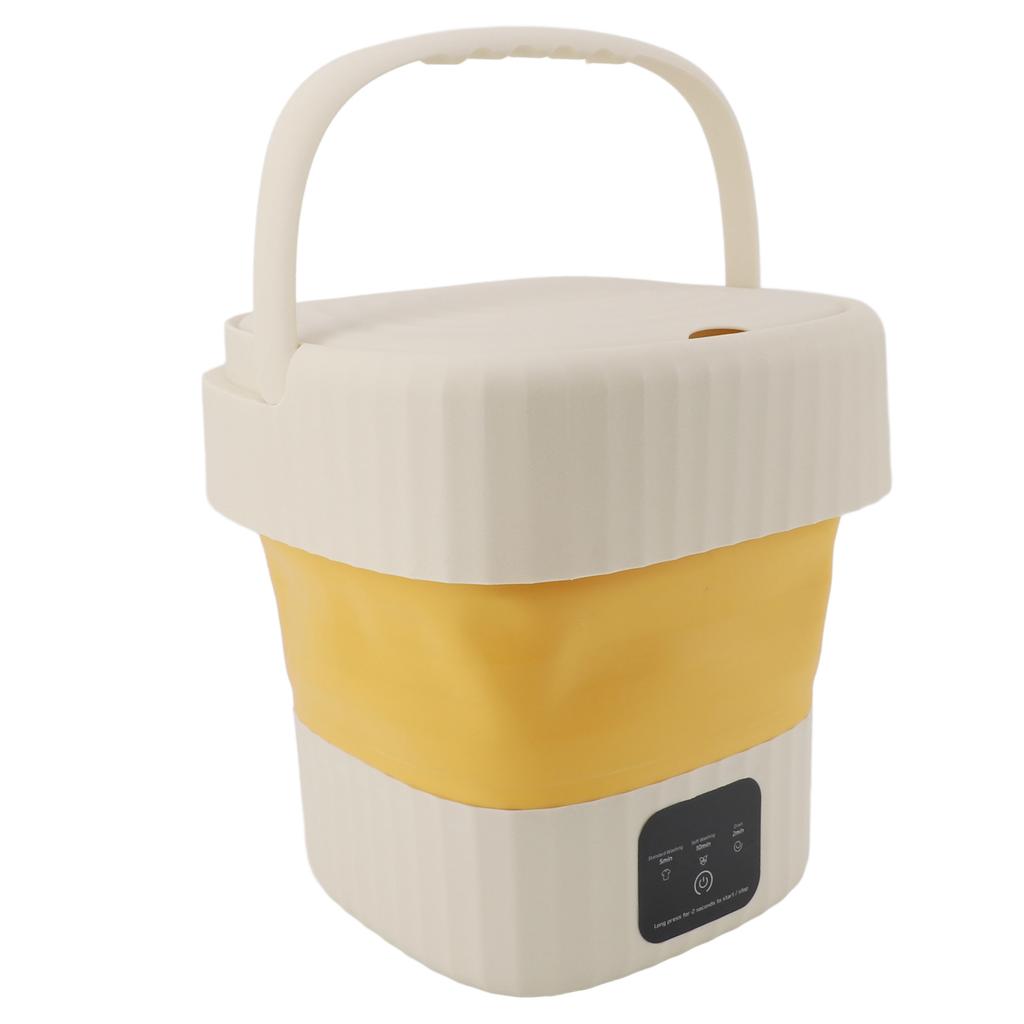 Folding Washing Machine Portable Foldable 8L Mini Washer for Socks Underwear Baby Clothes Apartment