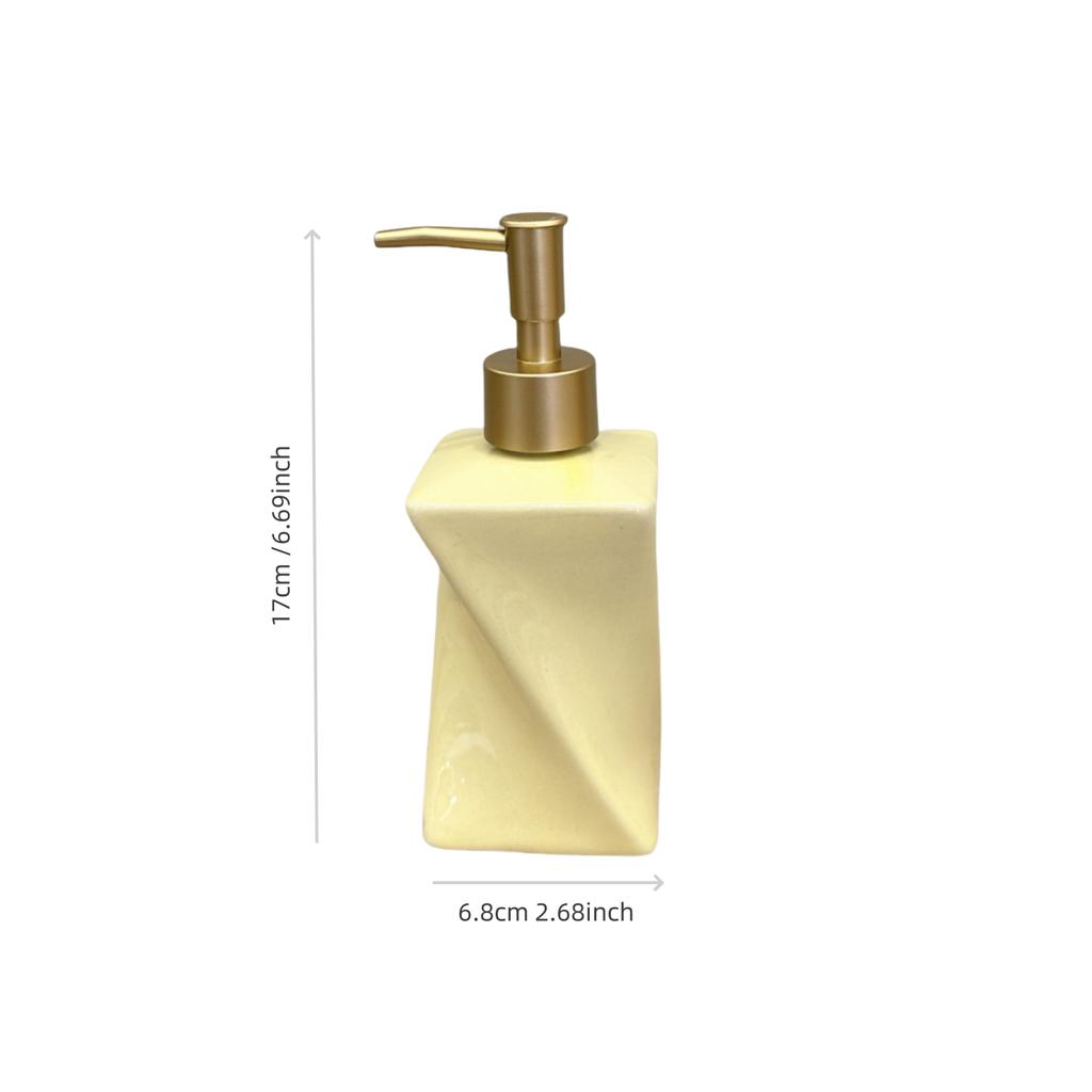 Creative Irregular-shaped Ceramic Lotion Bottle Hotel Soap Shower Gel Refill Bottle Portable Soap Dispenser Bathroom Accessory