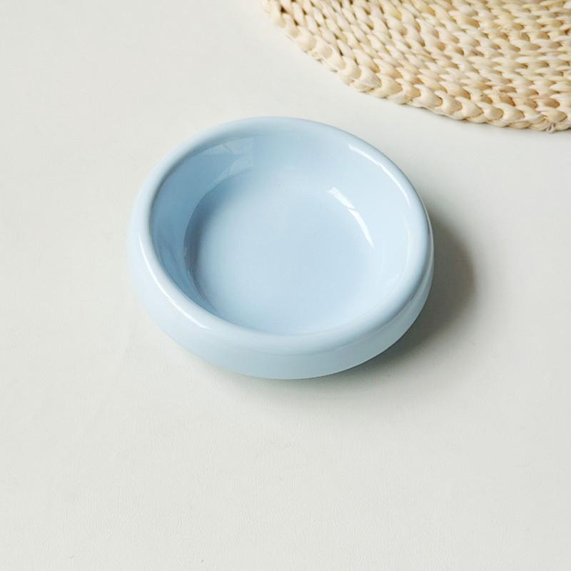 Neck Protection High Foot Cat Food Bowl Durable Cat Drinking Water Bowl Ceramic Cat Bowl Kittens Feeding Bowl Pet Supplies