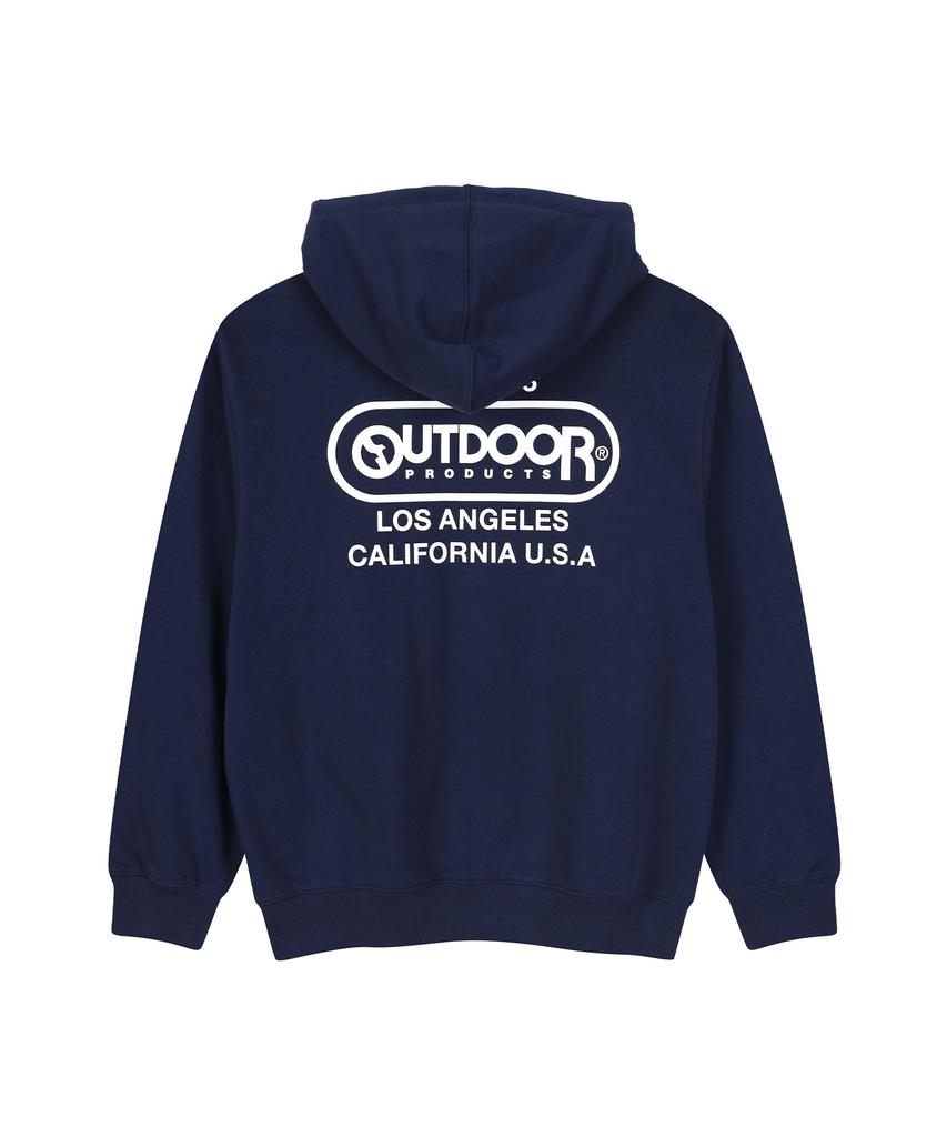 Outdoor Products Multi Logo Zip-Up Hoodie (Navy)