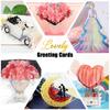 Hot 3D Creative Card For Wife And Friend Valentines Day Gift Wedding Invitation  Card Thank You Postcard
