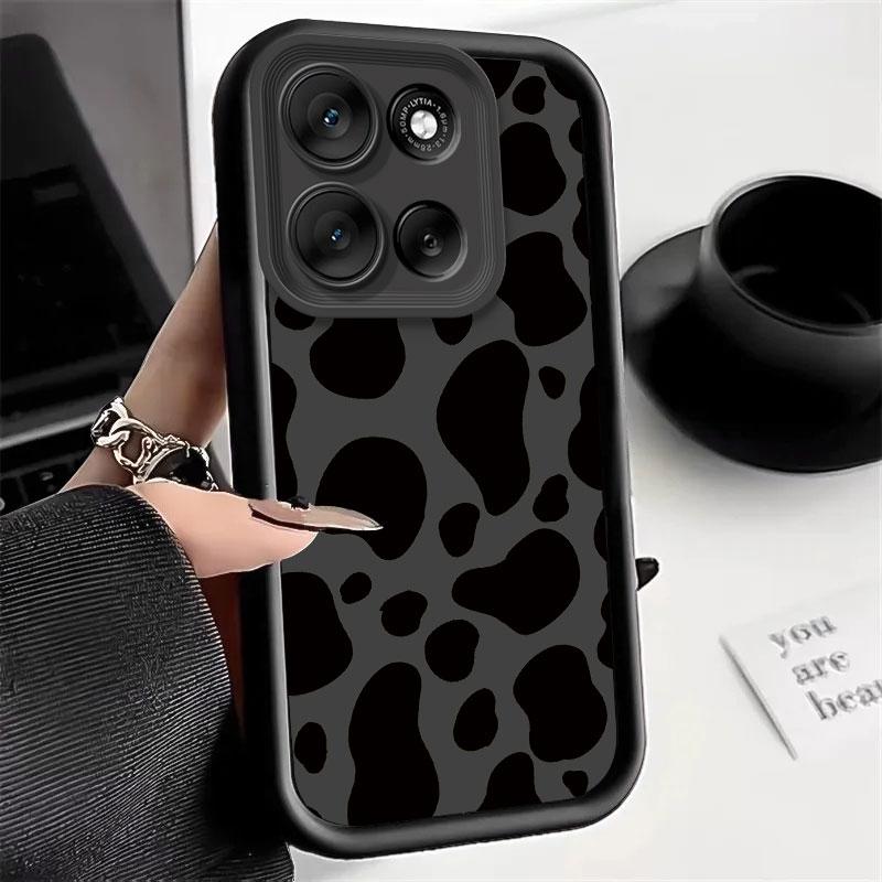 For Motorola Moto G86 Moto G56 5G Moto G56 5G G86 Case Protect Leopard Print Pattern Silicone Soft Phone Case Matte Back Cover