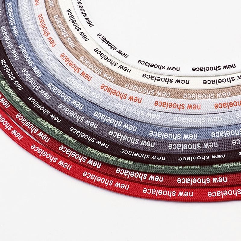 Stylish Reversible Letter-Printed Shoelaces High-Quality Shoelace for Sneakers and Canvas Shoes 100/120/140/160cm 1Pair