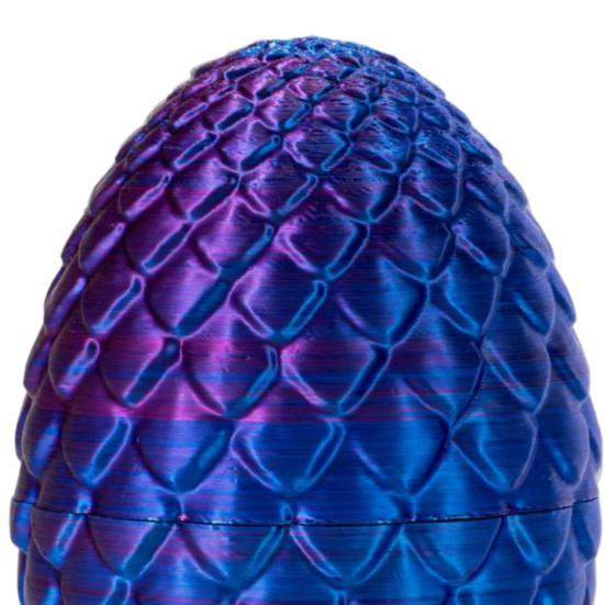Twist Fidget Dragon Egg 3D Printed Spiral Dragon Egg Sensory Toy Rotating Stress Relief Egg Spinner for Easter Basket Stuffers