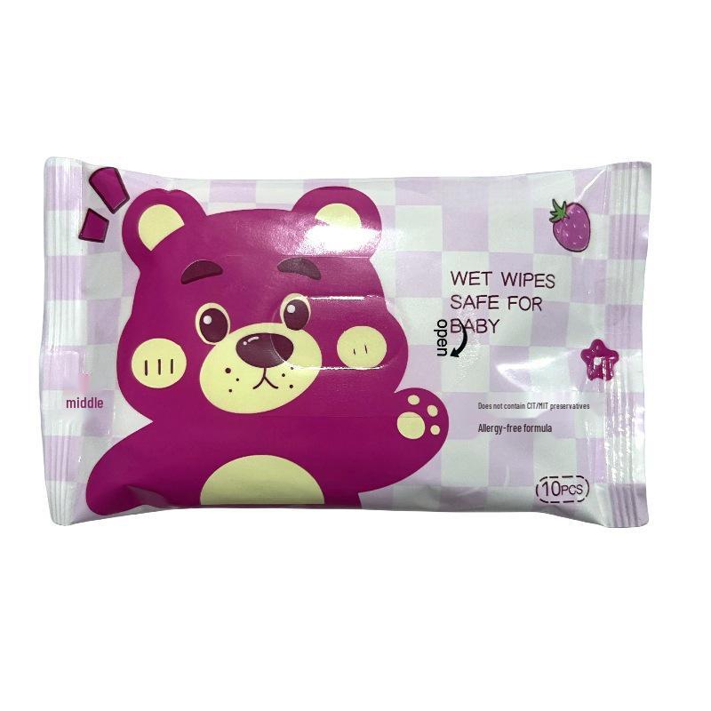 Lingettes pour Mains et Bouche Bébé Little Bee + Boîte de Rangement pour Lingettes Humides Petit Canard Gratuite