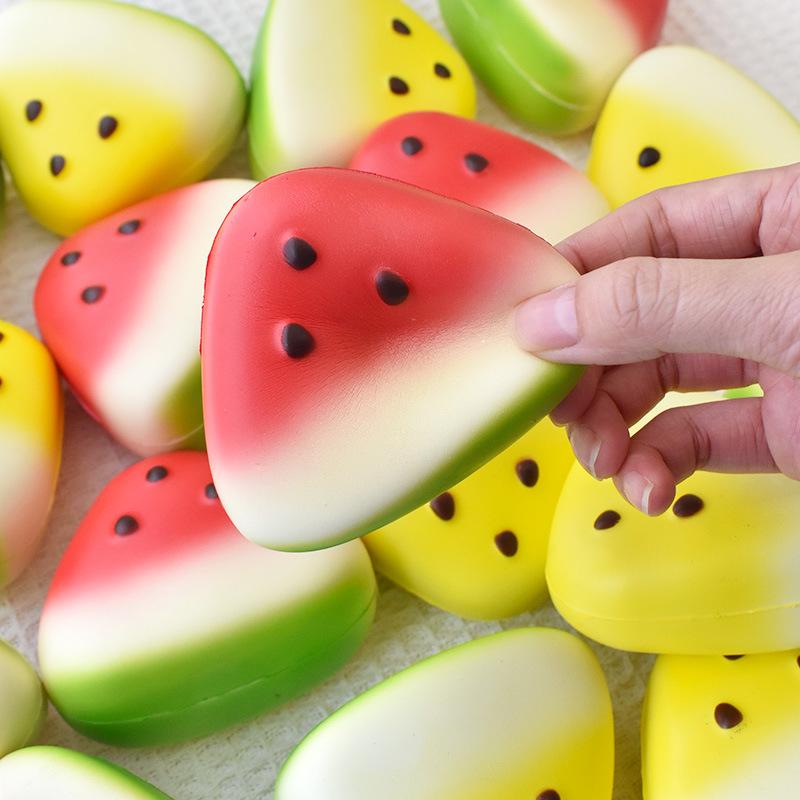 1/3/5Pcs Squishy Watermelon Fidget Toy Anti-Stress Slow Rising Fruit Pinch Squeeze Stress Reliever Funny Pressure Reducer Prop