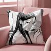 J-Junji Ito Terror Horror Cushion Cover Multi-Scene Pillow Cover for Home & Car - Reversible, Soft & Durable for Daily Use
