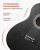 Classical Guitar, 960 mm, Wood Classical Guitar Starter Kit for Beginners, with Nylon Strings, Gig Bag, Strap, Tuner, Extra Strings, Picks, Capo,