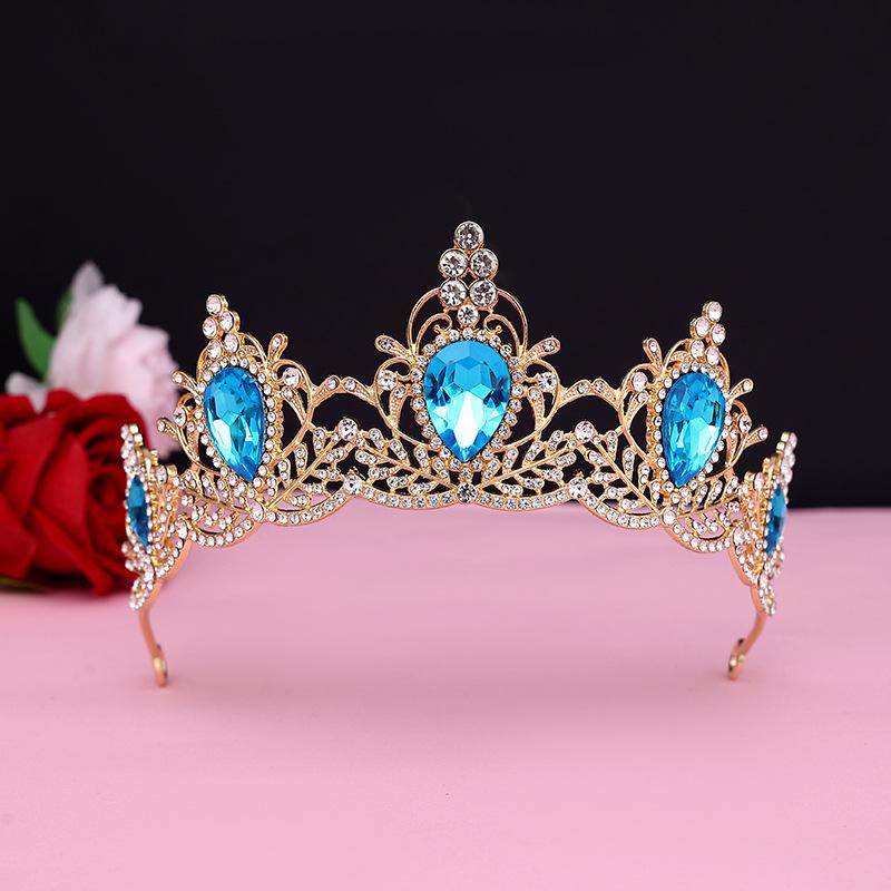 Bridal Crown European and American Baroque Bridal Headwear Birthday Adult Ceremony Crown New Hair Accessories