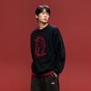 Anta Casual Fashion Sports Versatile Loose Comfortable Fleece Thick Warm Pullover Sweatshirt Men sweatshirt Black 952618706-3