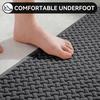 Non-Slip Bathroom Mat Quick Dry Absorbent Bath Mat with Rubber