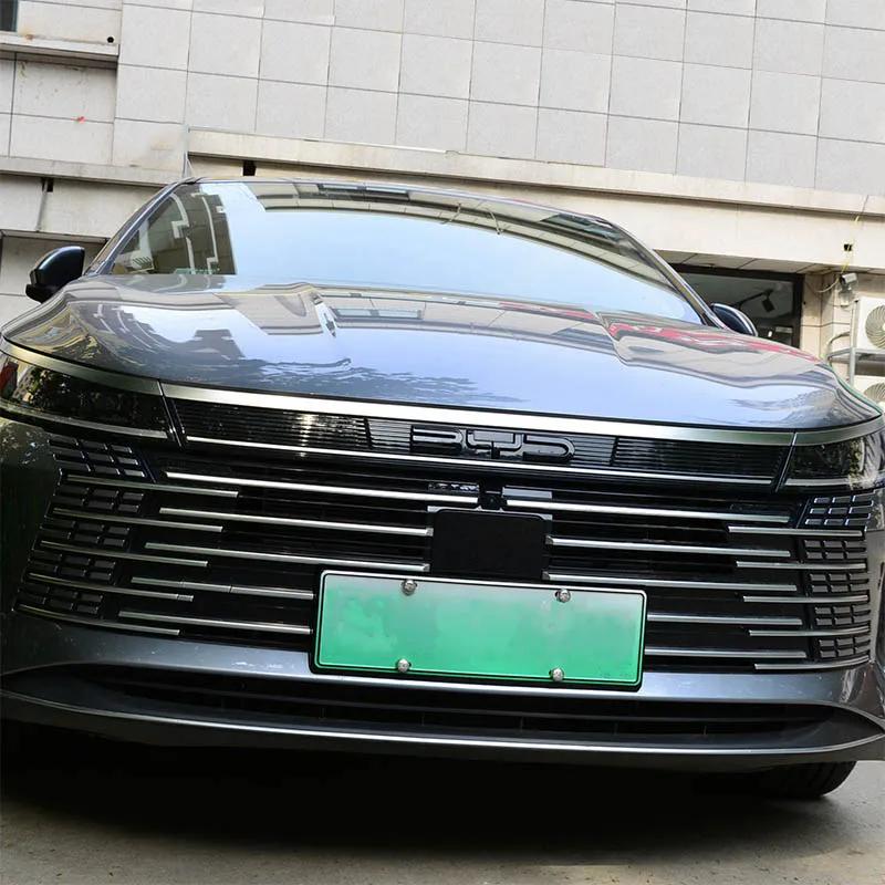 For BYD Chazor seal 5 DM-i BYD King 2024 2025 Car Front Emblem Blackening Badge Decal Black Modification Sticker