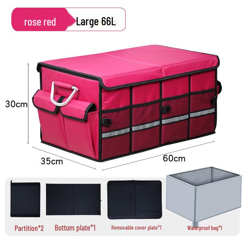 Foldable Car Trunk Organizer Box for Outdoor Use