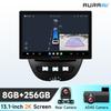OSSURET Intelligent 2K Screen Carplay Android Auto for Peugeot 107 2005 Citroen C1 2014 Toyota Aygo Car Infotainment Multimedia Player GPS Bluetooth