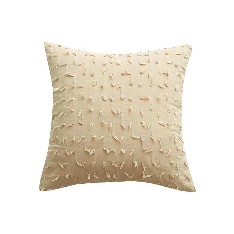 

Three-dimensional Small Tassel Small Tufted Cotton Pillow Without Core Home Sofa Cushion Cover Car Back Cover 30 * 50Cm (without core)