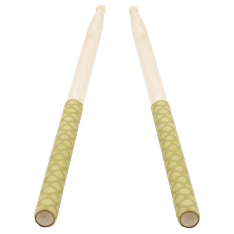 1Pair Drumstick Grips Absorb Sweat Sleeves Soft Tip Non-slip Cover Wear-resistan