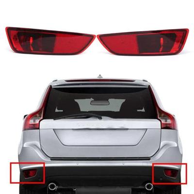 Left&Right Rear Bumper Fog Light Lamp Reflector For Volvo XC60 2008-2013