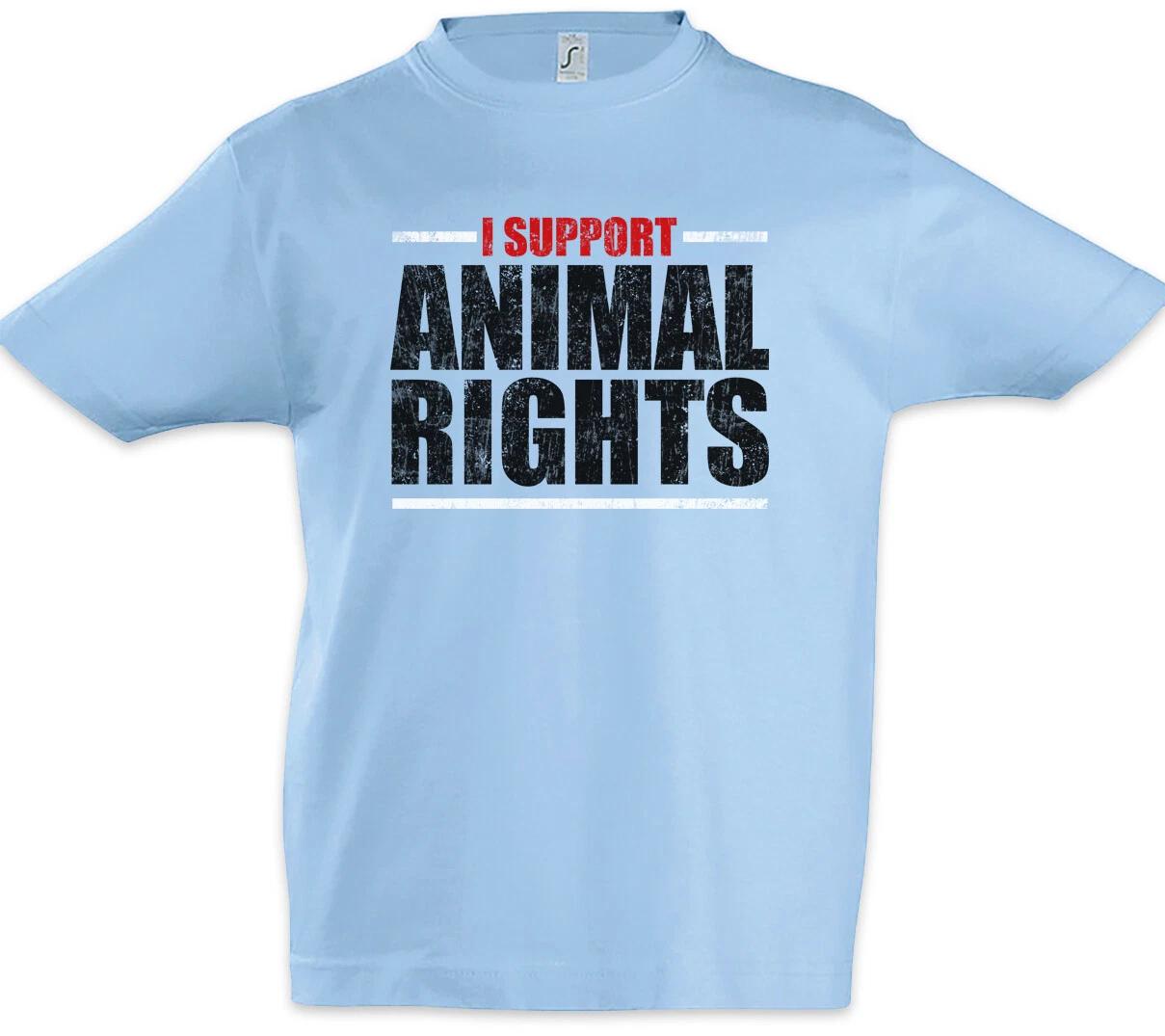 I Support Animal Rights Kids Boys kids boys T-Shirt Vegan Vegetarian Animal Welfare 160