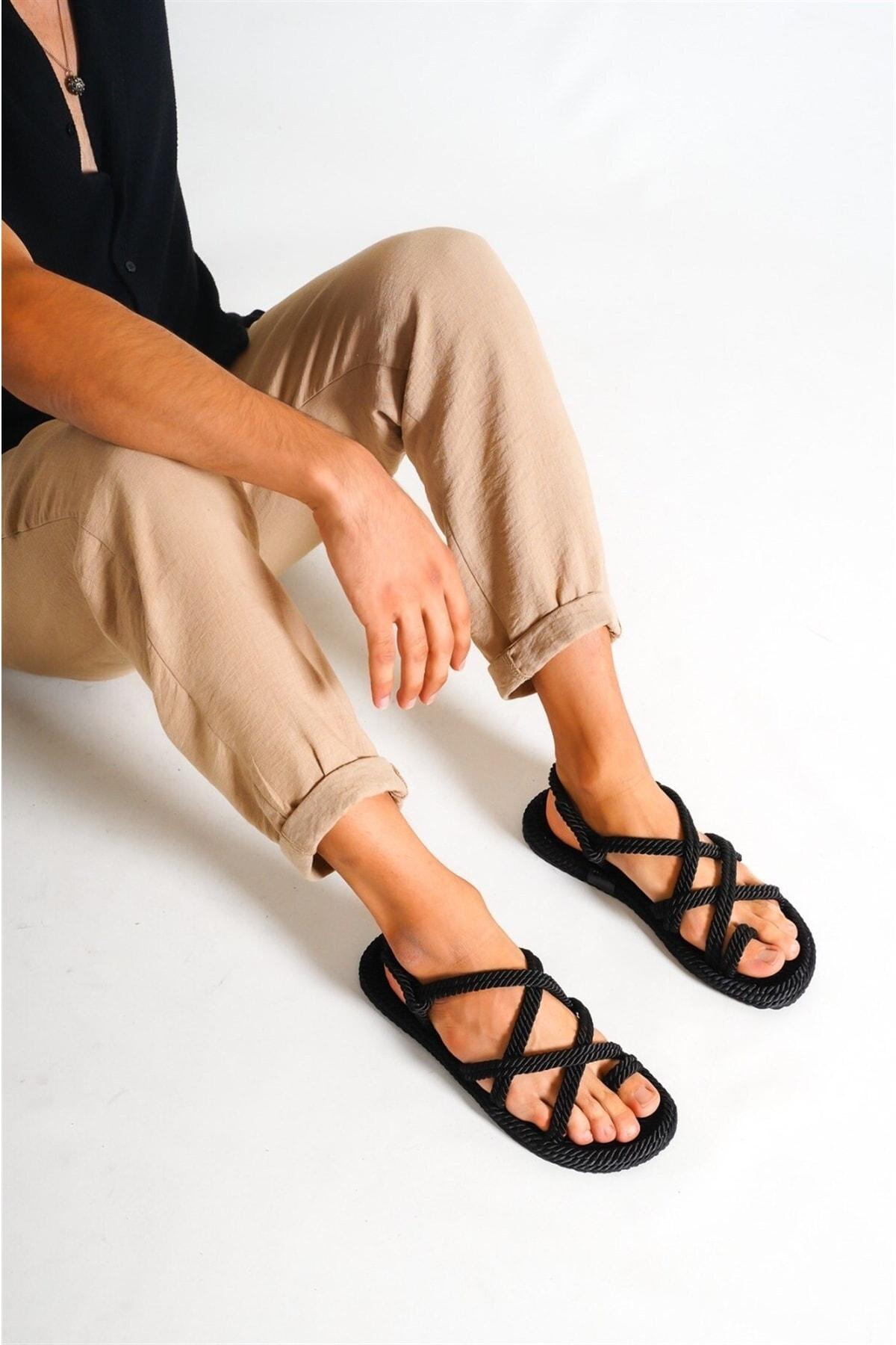 

Жіночі повсякденні босоніжки унісекс Чорні босоніжки Plato Sandal Sandals 36
