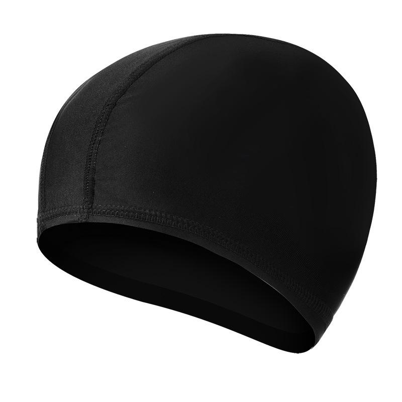 Floral Solid Color Swim Cap - Comfortable, Non-Tightening, Fashionable, Unisex for Adults & Kids
