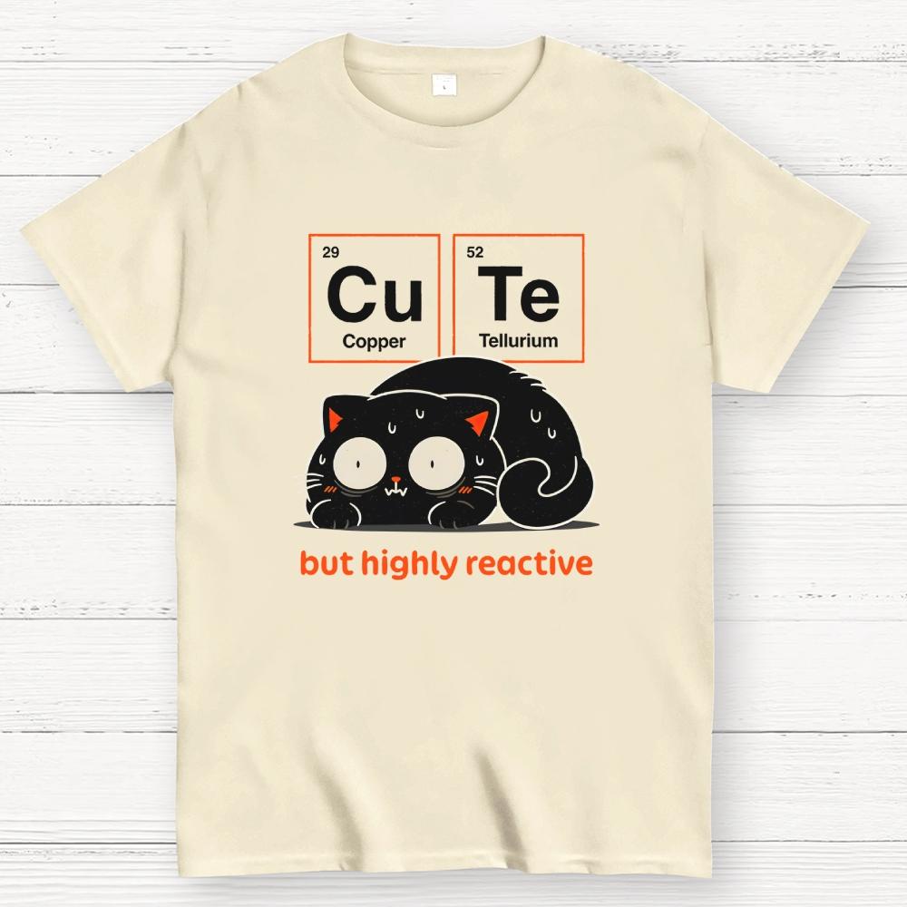Cute but highly reactive Cotton Summer Casual Cool Loose T-Shirt