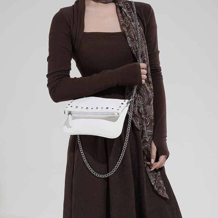 Rivet chain bag women's shoulder messenger bag