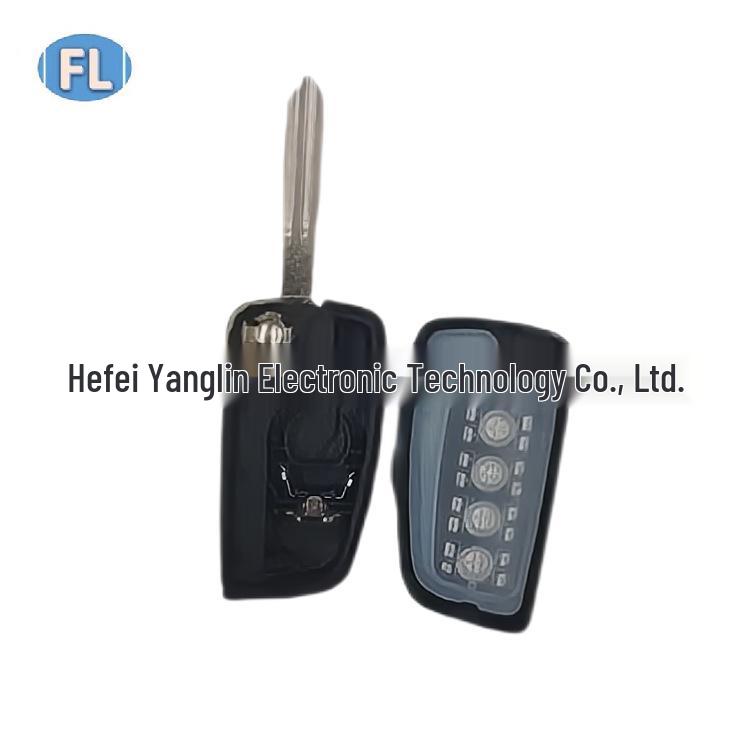NS Radio Folding Remote Control Key for Sedan - 3 Buttons, 433 MHz