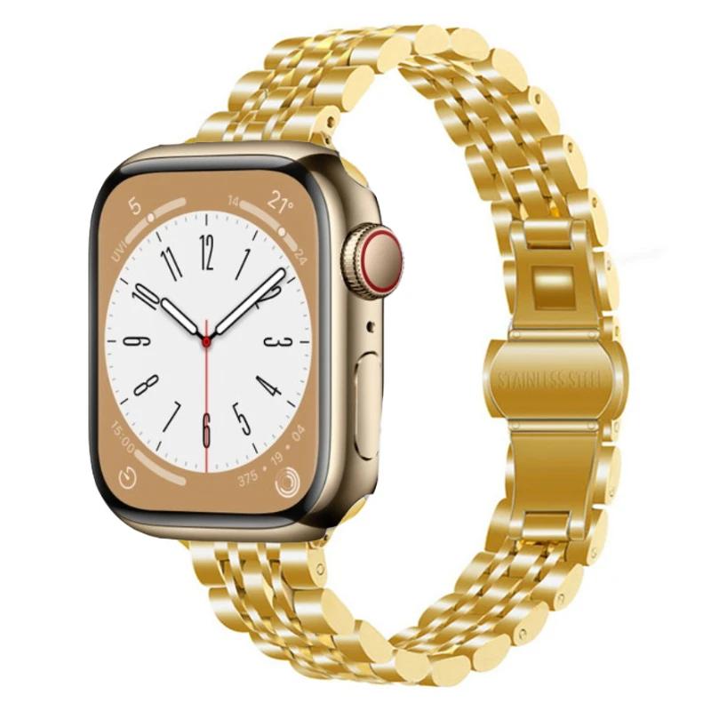 Metal Strap for Apple Watch Series ultra 49mm 45mm 41mm 44mm 46mm 42mm Small waist ladies bracelet iWatch 10 9 8 7 6 5 3 SE Band