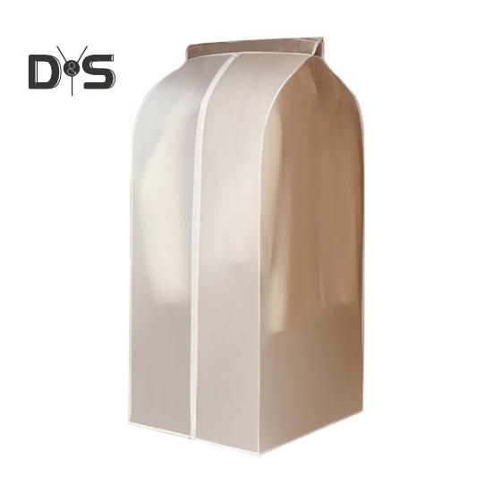 

Пылезащитный чехол для одежды большого размера с застежкой-молнией, прозрачный защитный чехол для костюма, пальто, подвесная сумка для хранения S