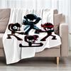 Ninja Kidz Theme Printed Blanket - Perfect for Couch, Bed, Travel & Outdoor Use | Machine Washable, Cozy & Durable.