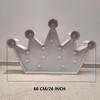 1PC 66cm 3D Crown Foam Board with White/Warm Lights Digital Lighting Model Suitable for Birthday Parties, Anniversary Decorations Kids Gift