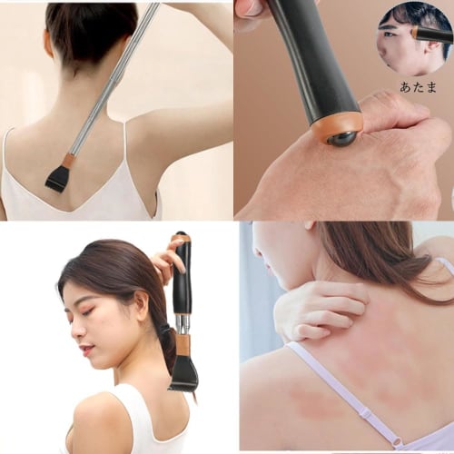 Portable Back Scratcher with 5 Extension Levels, Durable and Smooth Tip, Adjustable Length from 22 To 54cm