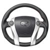 Volan REAL Seria Premium din Piele Nappa cu Cusături Roșii pentru Toyota Prius Alpha (Seria 40) 30-BS-LPB-RD-ALF