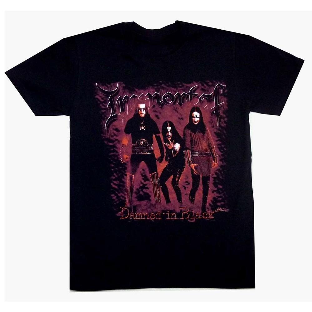 Immortal Band Metal Band Black Tshirt All S to 5XL NZL609 Unisex T-Shirt S