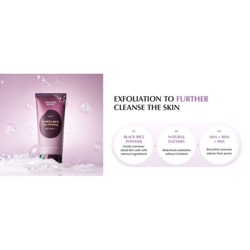 EQQUALBERRY - Purple Rice Pore Purifying Pack Cleanser