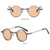 Men Women Ocean Color Clear Lens Glasses Punk Sun Glasses Small Round Sunglasses Driving Shades Eyewear