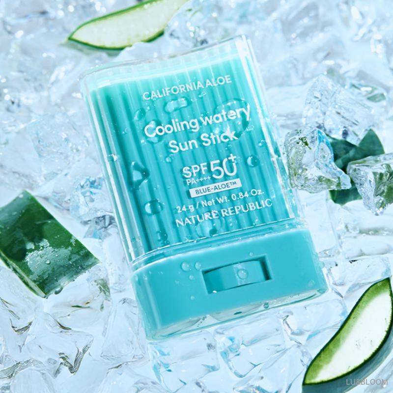 Nature Republic California Aloe Sonnenstick 24g (Kühlend/Pudrig) (+Gratisgeschenk)