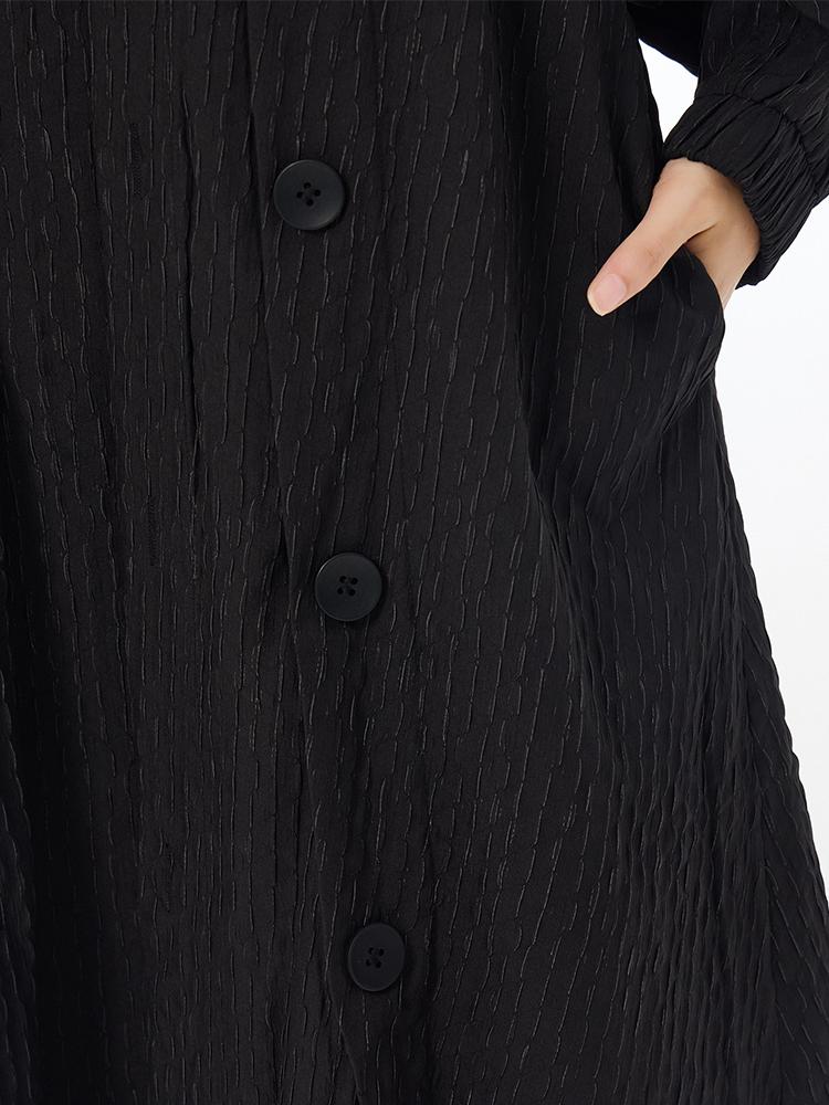 XITAO Temperament Long Sleeve Patchwork Dress LJ1073