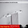 Jessite No-Drill Wall-Mounted Aluminum Towel and Slipper Rack