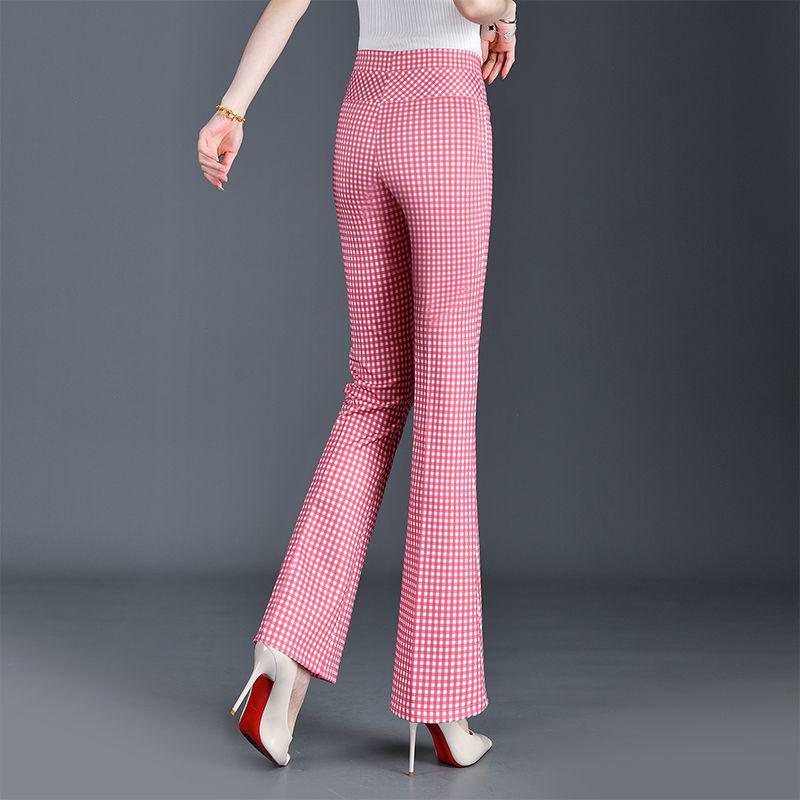 Karotten-Micro-Flare-Hose - Sommer-Mode 2025, Schlankmachend & Figurschmeichelnd, Vielseitig, Elastische Damen-Lange Hose