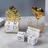 Creative Calendar Mini DIY Desktop Calendar Office Desktop Decoration Holiday Decoration Calendar Flip Date Table Calendar Decor