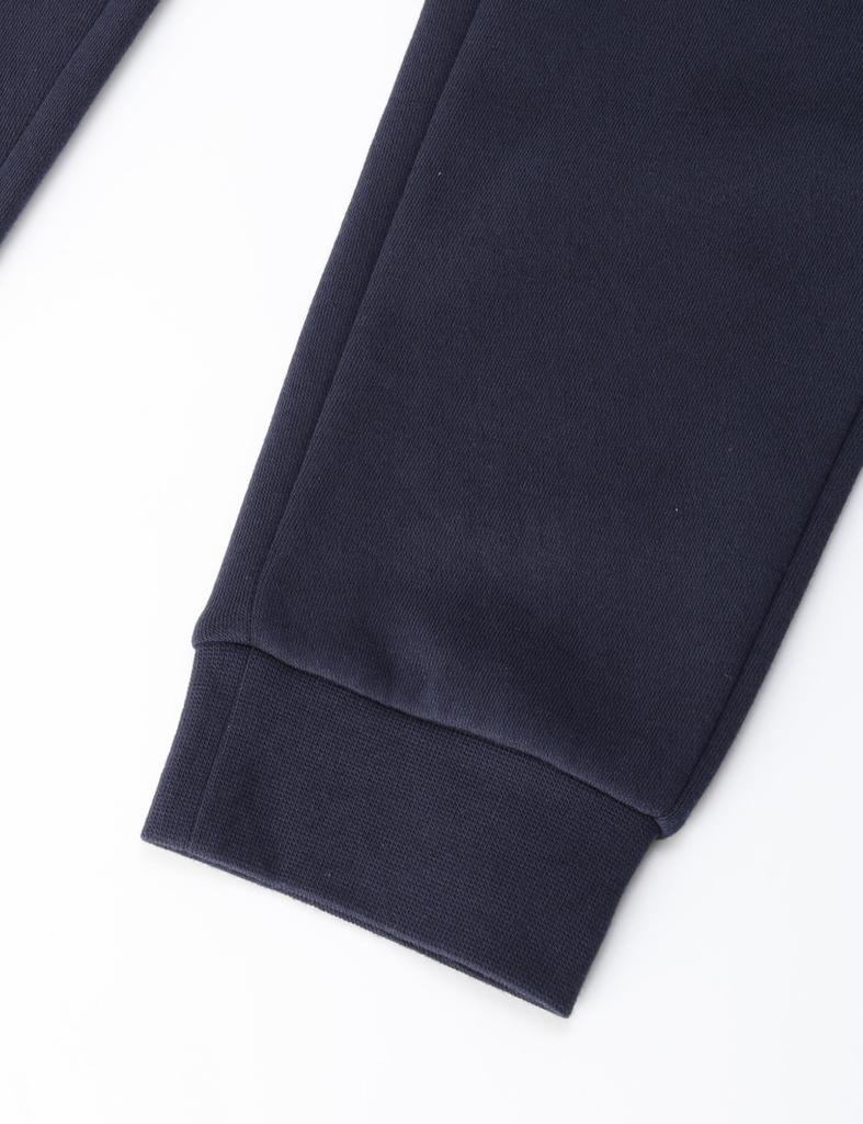 Adidas Essentials BL Fleece Tracksuit Legend Ink Size 140 Kids' Set, Unisex, DTP58, Top Semi-Silent Blue, Bottom (IV7307),