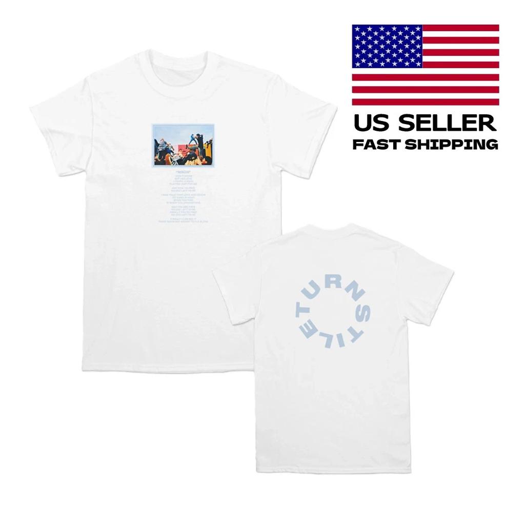NUOVO ! T-shirt Turnstile Merch Tour 2025 Cotone Pesante Tutte le Taglie Spedizione Veloce