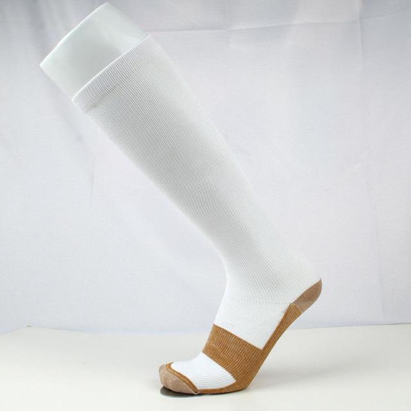 1 Paar Unisex Kompression Lange Socken Damen Herren Druckvenen Beinlinderung Schmerzen Kniehohe Strümpfe