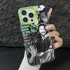 Jujutsu Kaisens Gojos Getos Phone Case for iPhone 17 Air 16 16e 15 14 Plus 13 12 11 Pro Max X Xs XR 8 Colorful Silver Hard Cover