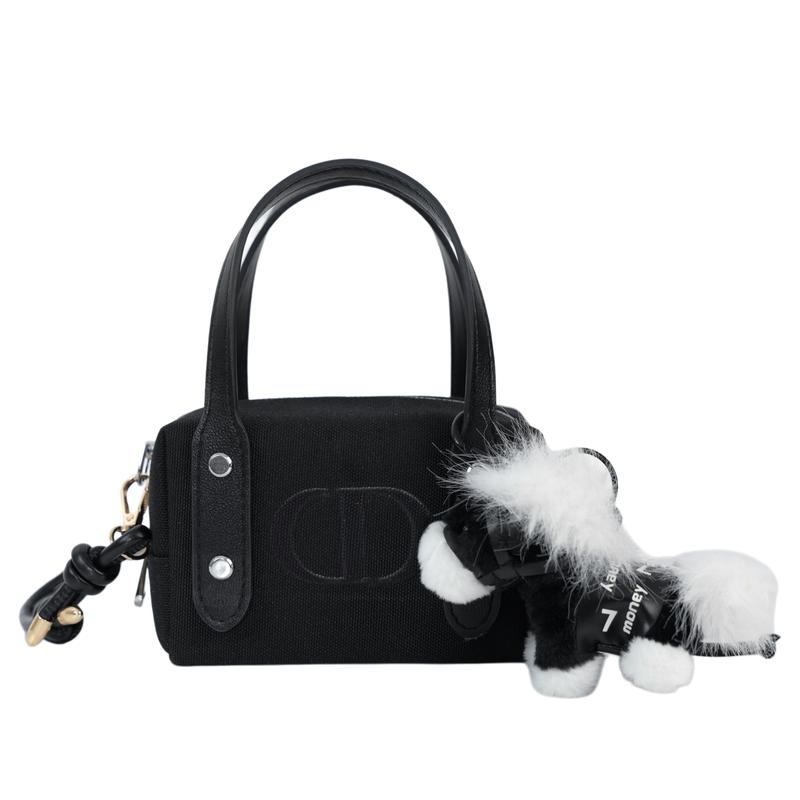 

DIOR Bag [Customized Cosmetic Bag] Dark Horse Era, Niche, Exquisite, Trendy, High-end, American Style, Minimalist, Light Luxury, Canvas, Portable чёрный