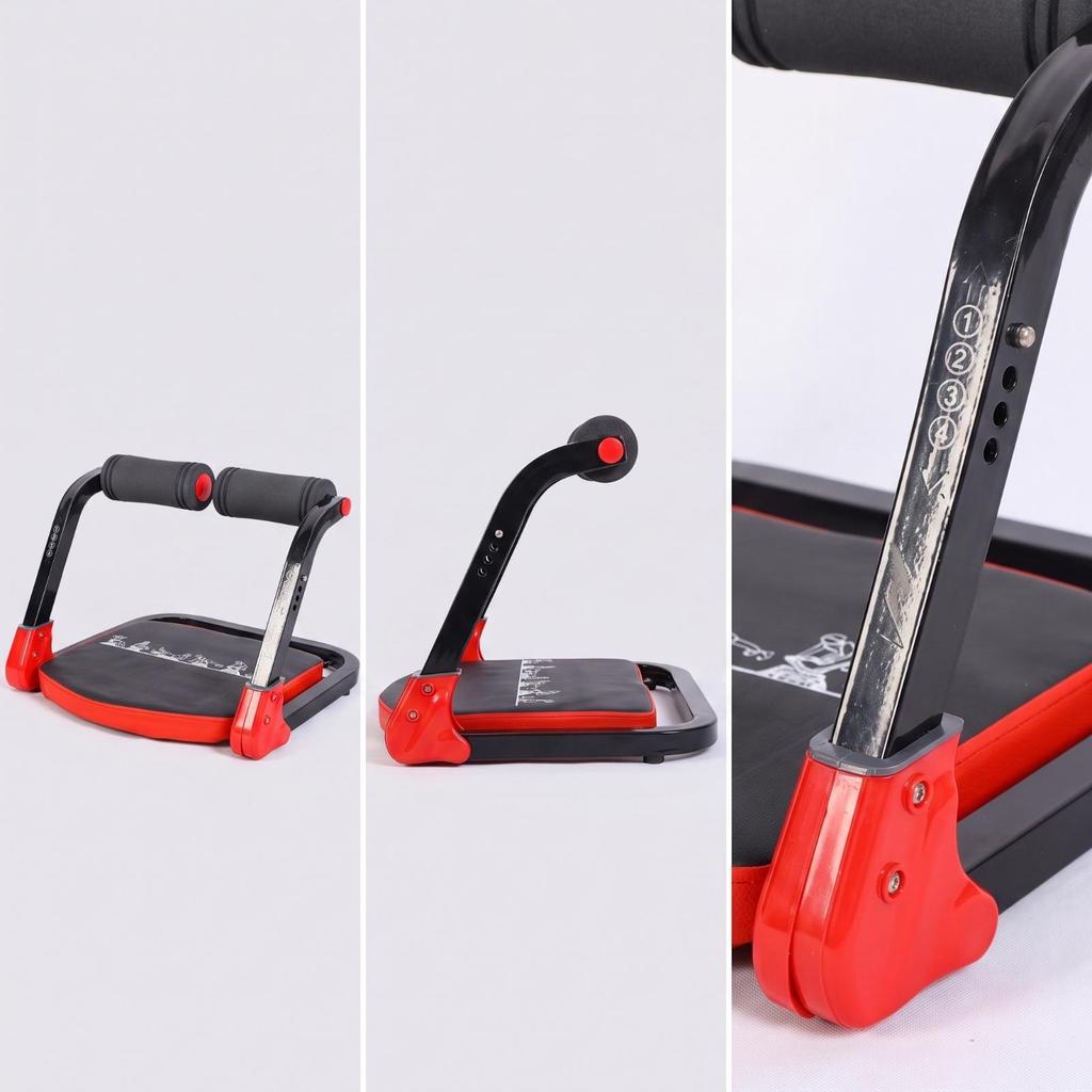 Compact Ab Midsection Workout | Space-Saving, Sit-up Exercise Equipment,