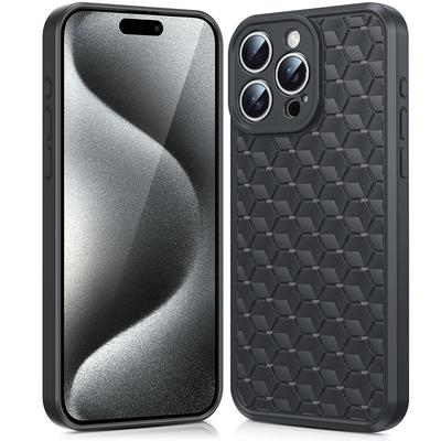 Heat Dissipation Silicone Phone Case for Iphone 15 Pro Max 14 Plus 13 12 11 15Pro 14Pro 13Pro 12Pro 11Pro Shockproof Honeycomb Cover Phone Accessories