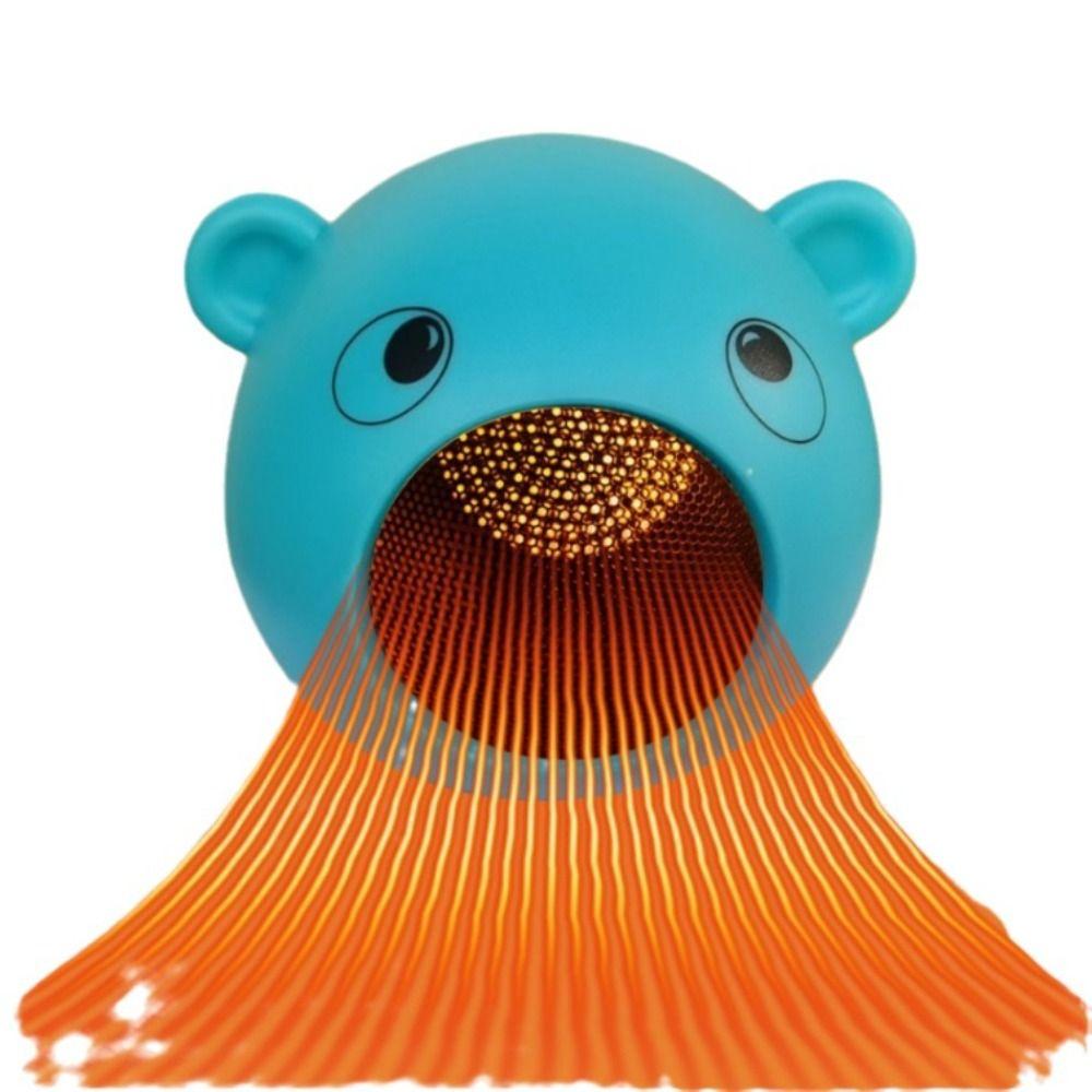 

Electric Cartoon Bear Electric Heater ABS Desktop Warm Blower Bedroom Household